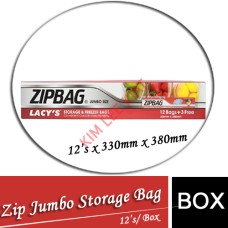 Zip/ Jumbo Storage Bag, (12'sx330mmx380mm)