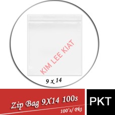 Zip Bag, 9 X 14 (100's)