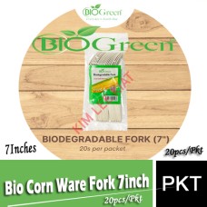Bio Corn Ware Fork 7 inches 20's