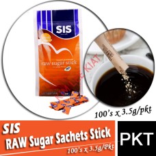 Sugar Sachets-RAW, SIS (Stick) 100's(3.5g)