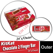NEW PACKING!!! Chocolate, KIT KAT 2 Finger Bar 24's x 17g - Nestle Catering Food