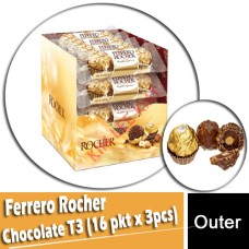 Ferrero Rocher Chocolate T3 (16 pkt x 3pcs)