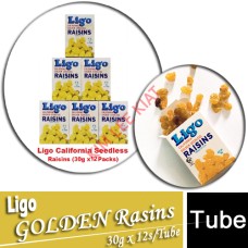 Raisins, Ligo GOLDEN Rasins 30g x 12's