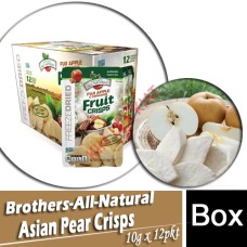 Brothers-All-Natural Asian Pear Crisps 10g x 12 PKTS