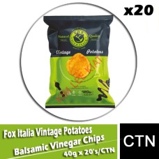 Fox Italia Vintage Potatoes Balsamic Vinegar Chips 40g x 20's/CTN