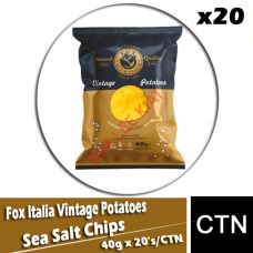 Fox Italia Vintage Potatoes Sea Salt Chips  40g x 20's/CTN