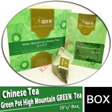 Chinese Tea, Green Pot High Mountain GREEN  Tea 20's