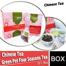 Chinese Tea, Green Pot Four Seasons Tea 20's