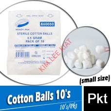 Cotton Balls 10's (small size)