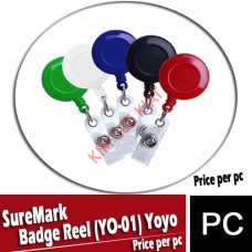 SureMark Badge Reel  (YO-01) Yoyo-Blue/Red