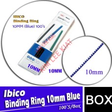 IBICO BINDING RING 10MM (Blue) 100's