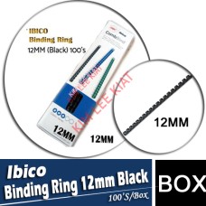 IBICO BINDING RING 12MM (Black) 100's