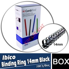 IBICO BINDING RING 14MM (Black) 100's