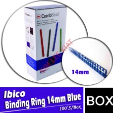 IBICO BINDING RING 14MM (Blue) 100's