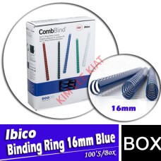 IBICO BINDING RING 16MM (Blue) 100's