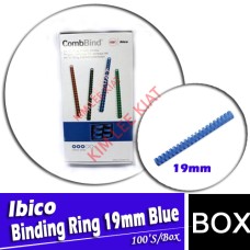 IBICO BINDING RING 19MM (Blue) 100's