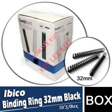 IBICO BINDING RING 32MM(Black) 50's