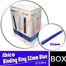 IBICO BINDING RING 32MM(Blue) 50's