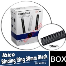 IBICO BINDING RING 38MM(Black) 50's