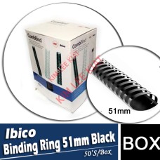 IBICO BINDING RING 51MM(Black) 50's