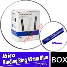 IBICO BINDING RING 45MM(Blue) 50's