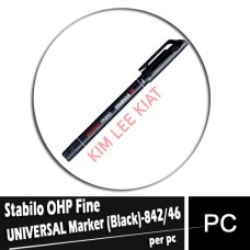 Stabilo OHP UNIVERSAL Marker (Black)-842/46(Fine)