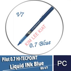 Pilot 0.7 HI-TECPOINT Liquid Ink,Blue (BX-V7)