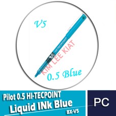 Pilot 0.5 HI-TECPOINT Liquid Ink,Blue (BX-V5)