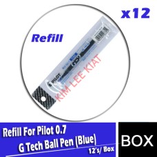 Refill For Pilot 0.7 G Tech Ball Pen (Blue) 12's Refill For Pilot 0.7 G Tech Ball Pen (Blue) 12's