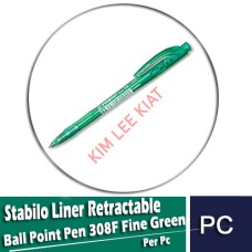 Stabilo 308F R.Grip (Green) Pen 1's