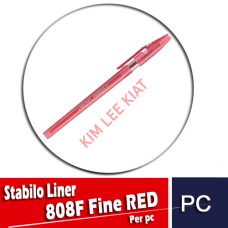 Stabilo 808F Liner (Red) Fine 1's