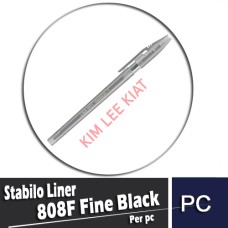 Stabilo 808F Liner (Black) Fine 1's