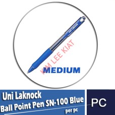 Uni Laknock Ball Point Pen SN-100(MEDIUM) - BLUE