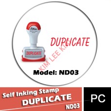 Self Inking Stamp - Duplicate (ND03)