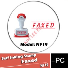Self Inking Stamp - Faxed  (NF19)
