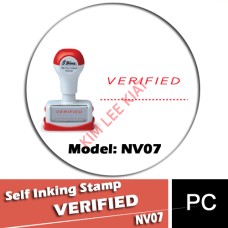 Self Inking Stamp - Verified  (NV07) 