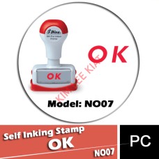 Self Inking Stamp - OK (NO07)
