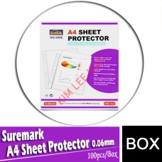 Suremark A4 Sheet Protector  100's 0.06mm 