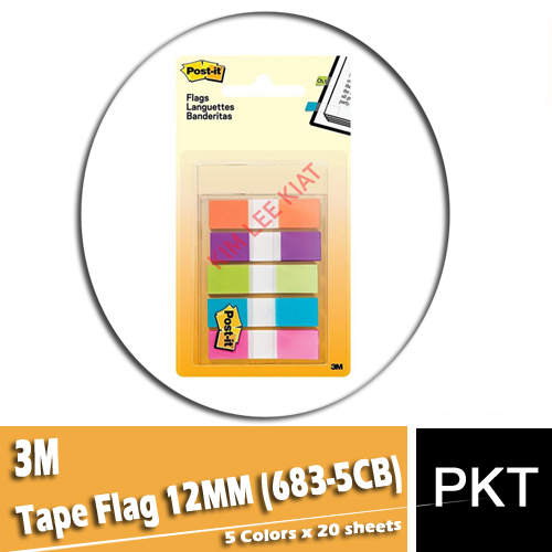 3M Post-it Printed Flag
