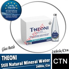 THEONI  Still  Natural Mineral Water (330 ml x 24's)  (Glass Bottle)