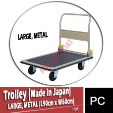 Trolley, LARGE METAL Made in JAPAN (L90cm x W60cm)