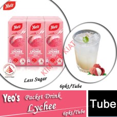 Drink Pkt, YEO's Lychee 6's (Less Sugar)
