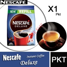 NEW packing (PKT)-Coffee Instant, NESCAFE Deluxe 200g-12538067 - LOOSE PACKET - Nestle Catering STD