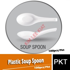 Plastic Spoon, (for Soup) 100's