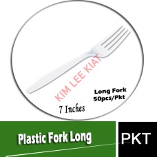 Plastic Fork, (Long) 50's, 7 inches