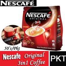 3-IN-1 NESCAFE (Original) Coffee 50's (Food Service Pack) - Nestle Catering STD 3-IN-1 NESCAFE (Original) Coffee 50's (Food Service Pack) - Nestle Catering STD