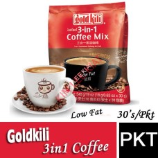 Coffee 3-in-1, GOLDKILI 30's (Low Fat)