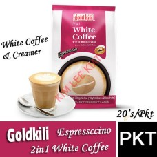 Coffee Espressccino 2-in-1, GOLDKILI 20'S (White Coffee & Creamer)