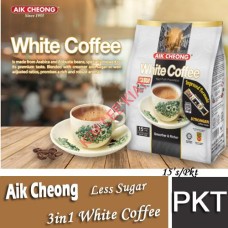 3-IN-1 AIK CHEONG  (Less Sugar) WHITE COFFEE  15'S