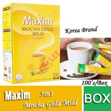 Maxim Mocha Gold Mild 3IN1 Coffee (100'S)(Korea)